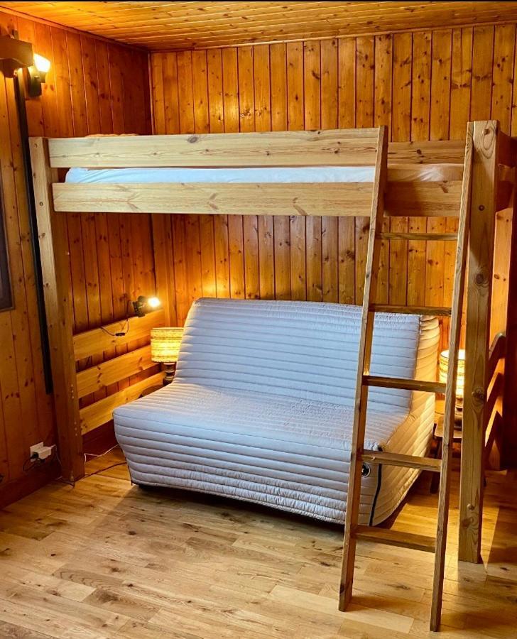 Charmant Appartement Dans Chalet Les Carroz d'Araches Bagian luar foto
